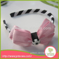 Mini baby girl hair accessories ribbon handmade felt hairband